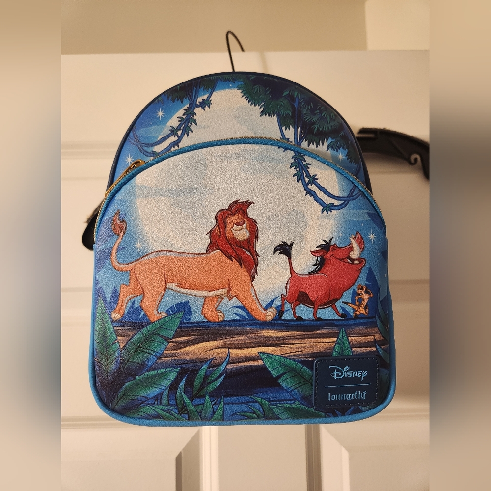 Loungefly Lion King Kids Backpack - Blue
